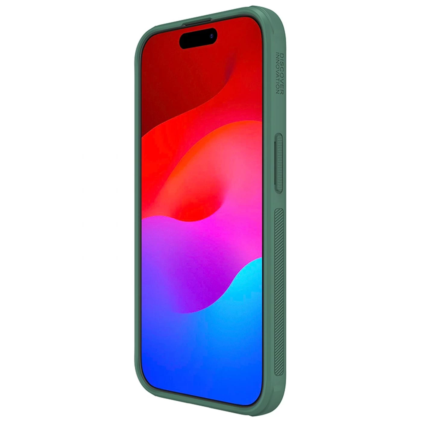 Apple iPhone 15 Pro case green NILLKIN SUPER FROSTED SHIELD PRO