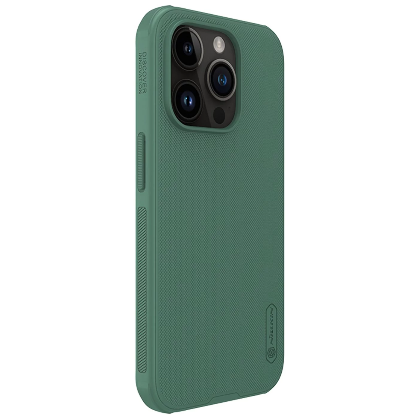 Apple iPhone 15 Pro case green NILLKIN SUPER FROSTED SHIELD PRO