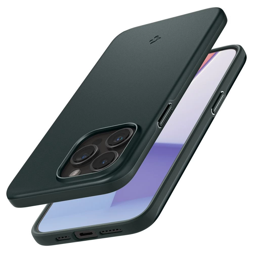 Apple iPhone 15 Pro suojakuori vihreä SPIGEN THIN FIT