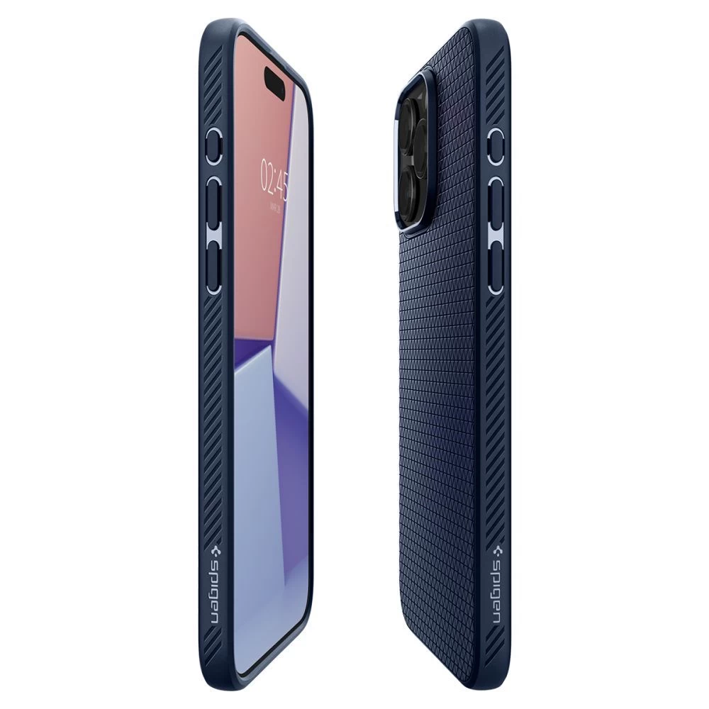 Apple iPhone 15 Pro case blue SPIGEN LIQUID AIR