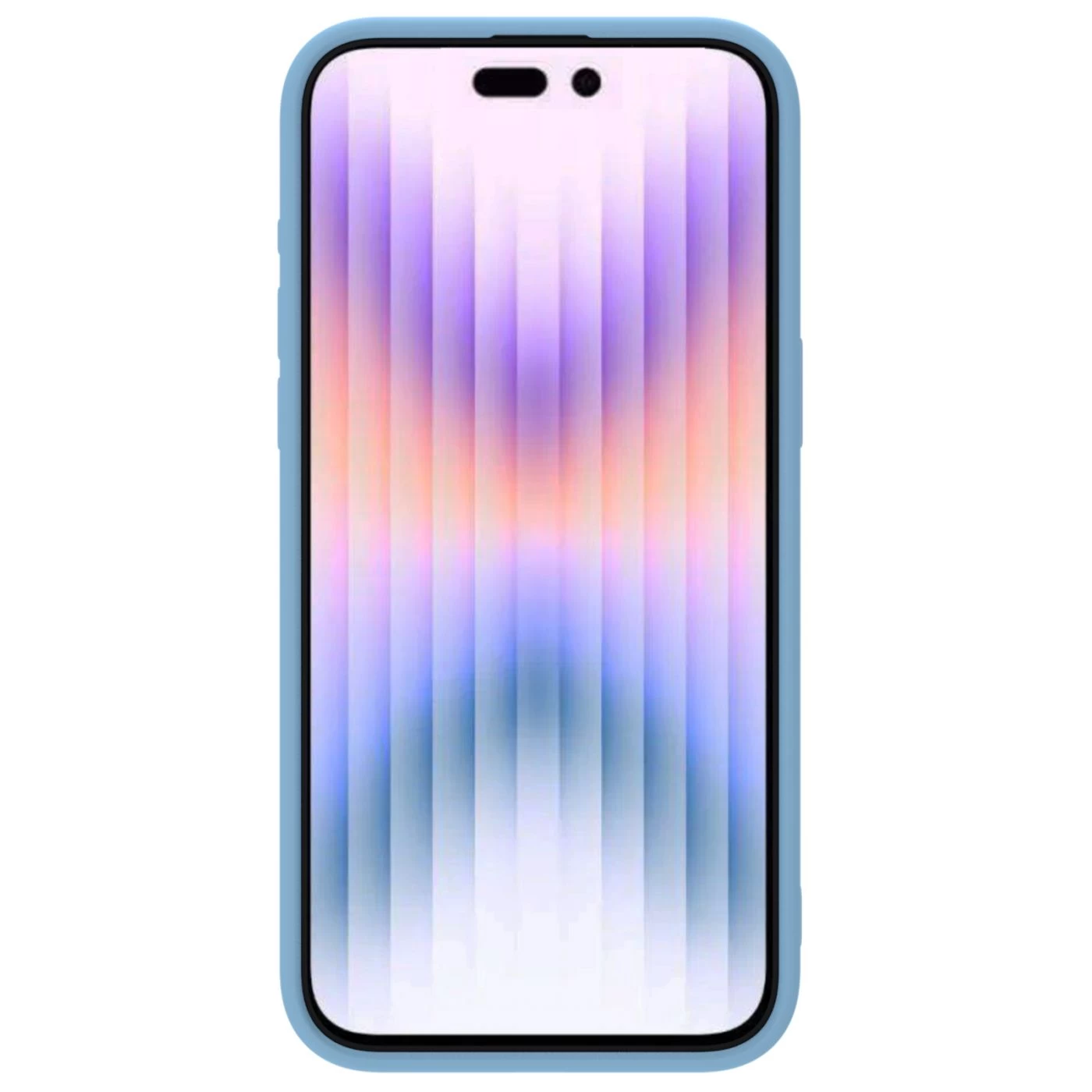 Apple iPhone 15 Pro skal blå NILLKIN CAMSHIELD SILKY SILICON