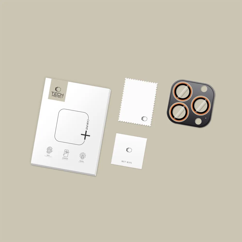 Apple iPhone 15 Pro kaitseklaas TECH-PROTECT CAMRING FIT+