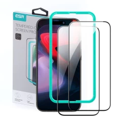 iPhone iPhone 15 Pro skärmskydd ESR TEMPERED GLASS 2-PACK Apple iPhone 15 Pro