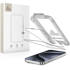 Apple iPhone 15 Pro apsauginis stiklas  TECH-PROTECT QUICK SET+ 2-PACK