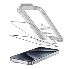 Apple iPhone 15 Pro apsauginis stiklas  TECH-PROTECT QUICK SET+ 2-PACK