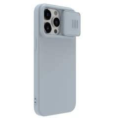 Apple iPhone 15 Pro skal grå NILLKIN CAMSHIELD SILKY SILICON