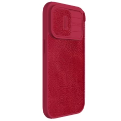 Apple iPhone 15 Pro case red NILLKIN QIN PRO LEATHER