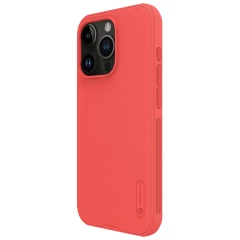Apple iPhone 15 Pro case red NILLKIN SUPER FROSTED SHIELD PRO