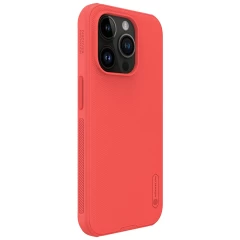 Apple iPhone 15 Pro case red NILLKIN SUPER FROSTED SHIELD PRO