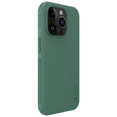 Apple iPhone 15 Pro case green NILLKIN SUPER FROSTED SHIELD PRO