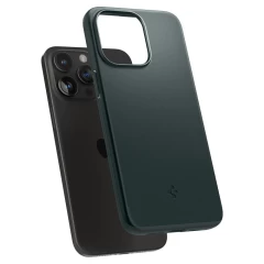 Apple iPhone 15 Pro suojakuori vihreä SPIGEN THIN FIT