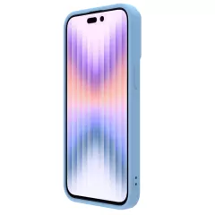 Apple iPhone 15 Pro case blue NILLKIN CAMSHIELD SILKY MAGNETIC SILICON