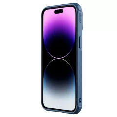 Apple iPhone 15 Pro case blue NILLKIN CAMSHIELD PROP LEATHER