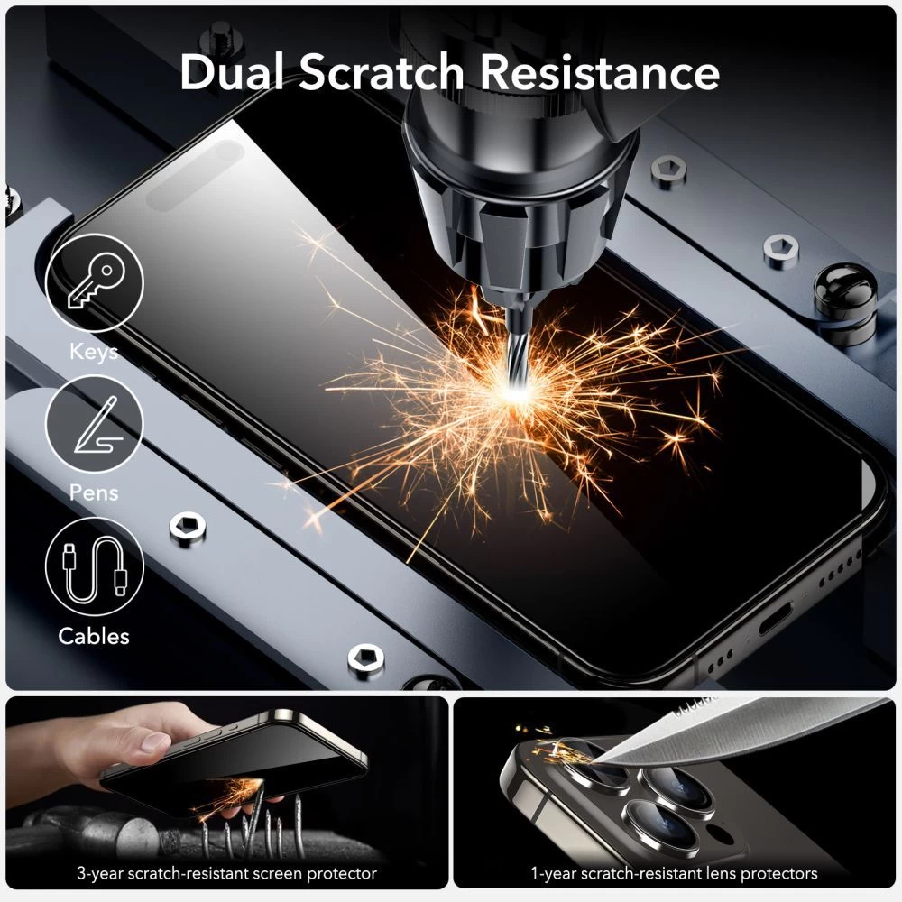 Apple iPhone 15 Pro Max Tempered glass  ESR ARMORITE