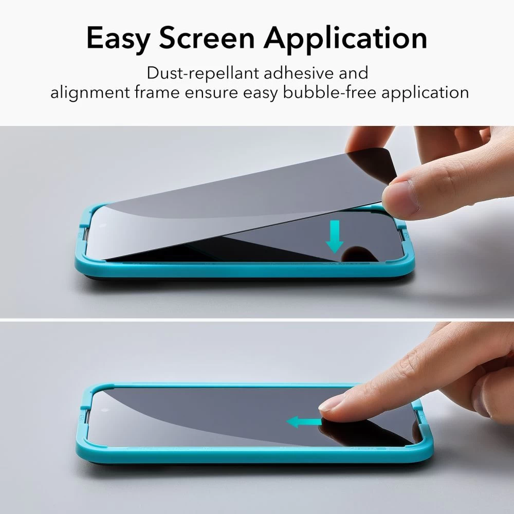 Apple iPhone 15 Pro Max skärmskydd  ESR TEMPERED GLASS PRIVACY