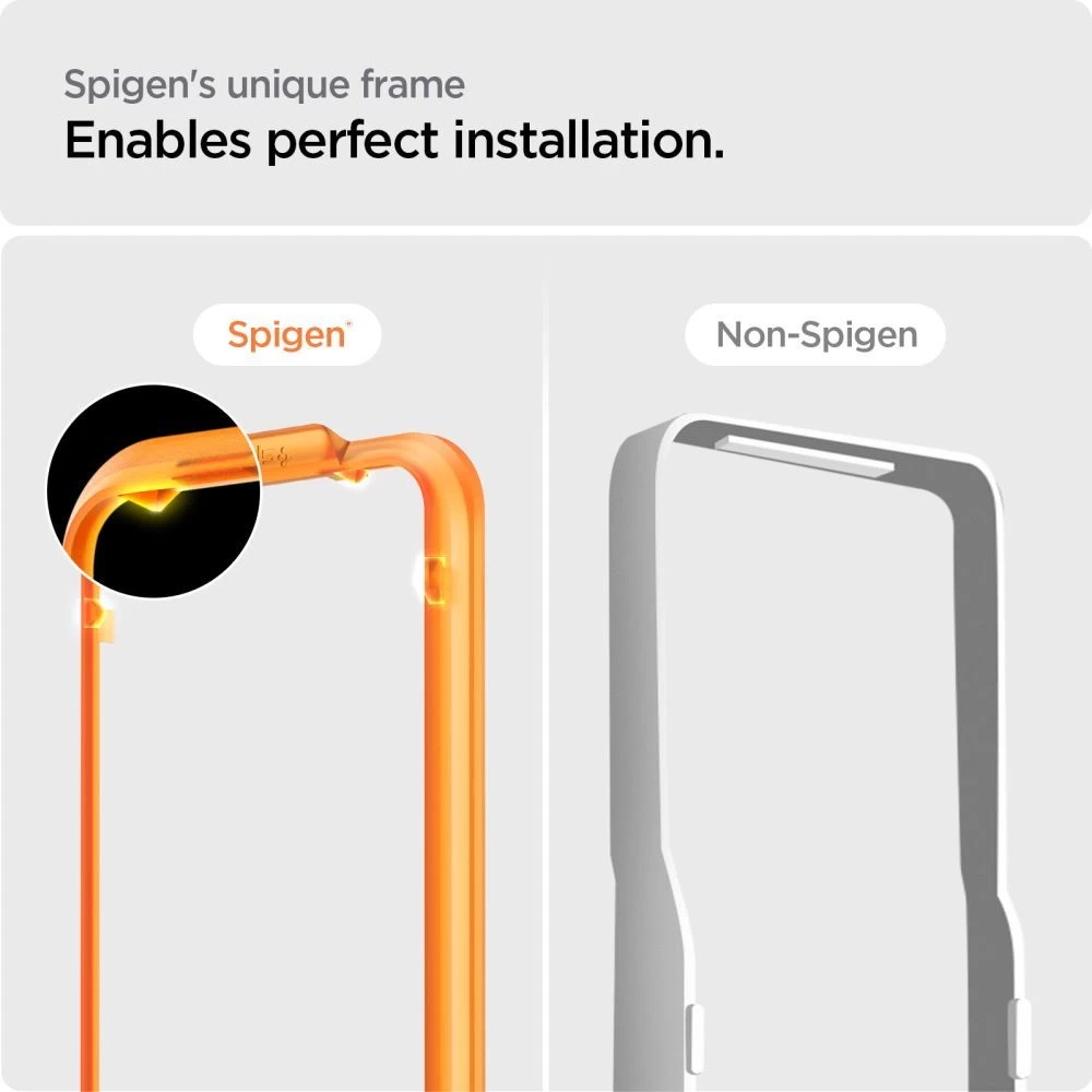 Apple iPhone 15 Pro Max skärmskydd  SPIGEN ALM GLASS FC 2-PACK