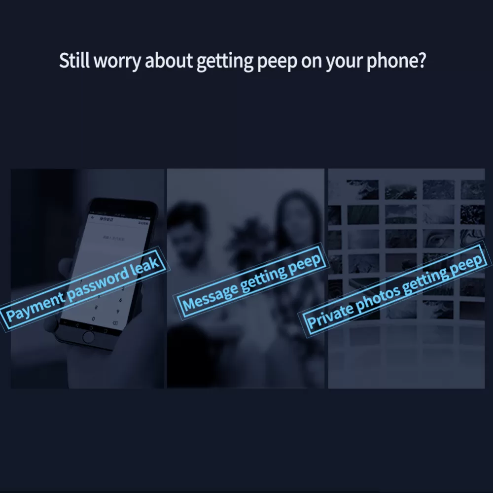 Apple iPhone 15 Pro Max skärmskydd  NILLKIN GUARDIAN PRIVACY