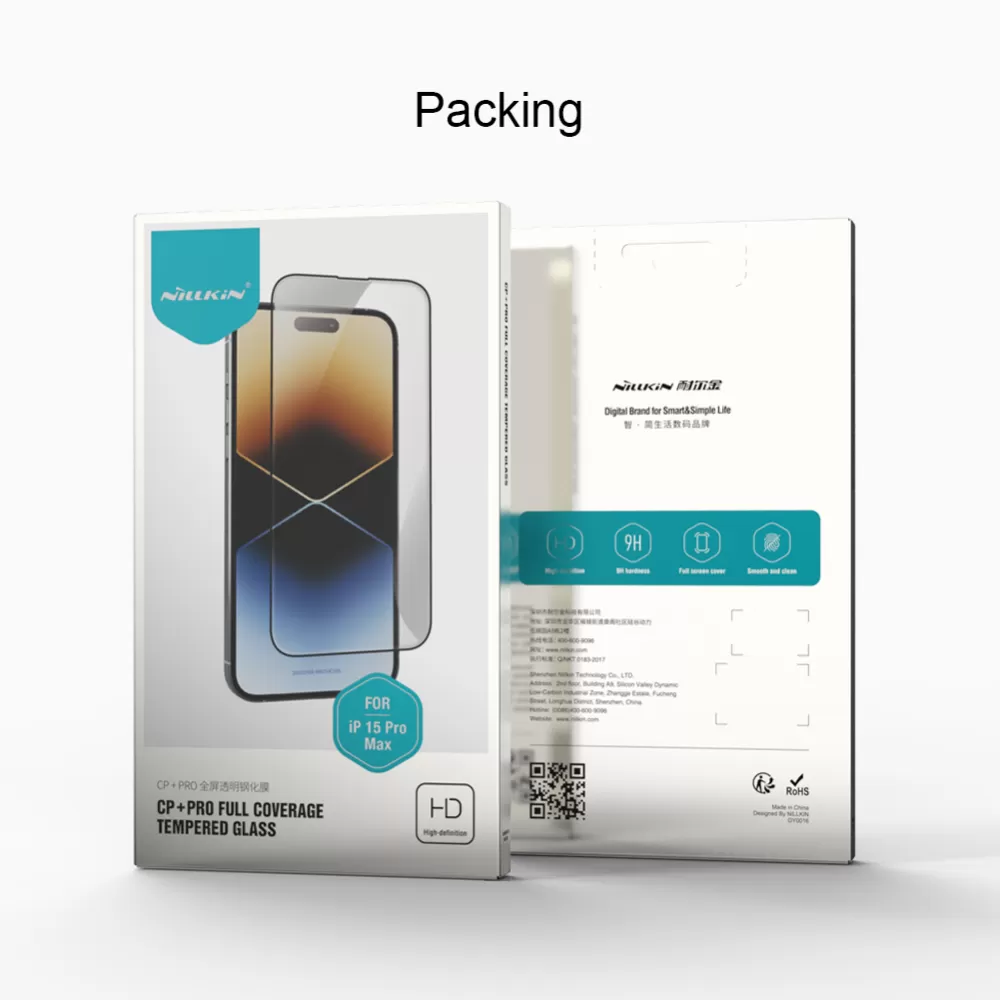Apple iPhone 15 Pro Max защитное стекло  NILLKIN CP+PRO