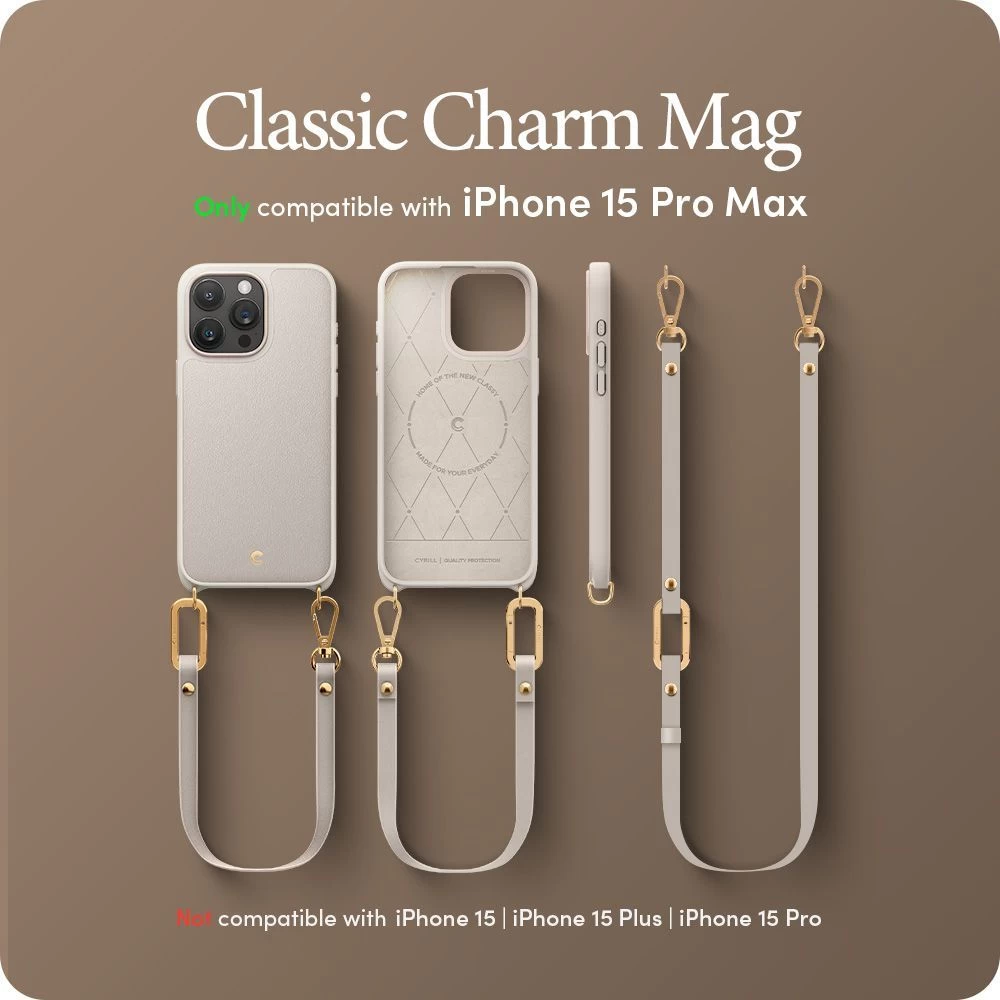 Apple iPhone 15 Pro Max dėklas  SPIGEN CYRILL CLASSIC CHARM MAG MAGSAFE