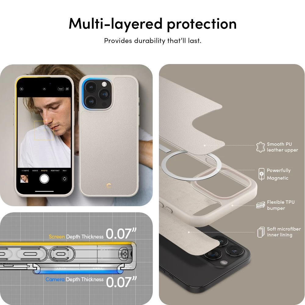 Apple iPhone 15 Pro Max case  SPIGEN CYRILL KAJUK MAG MAGSAFE