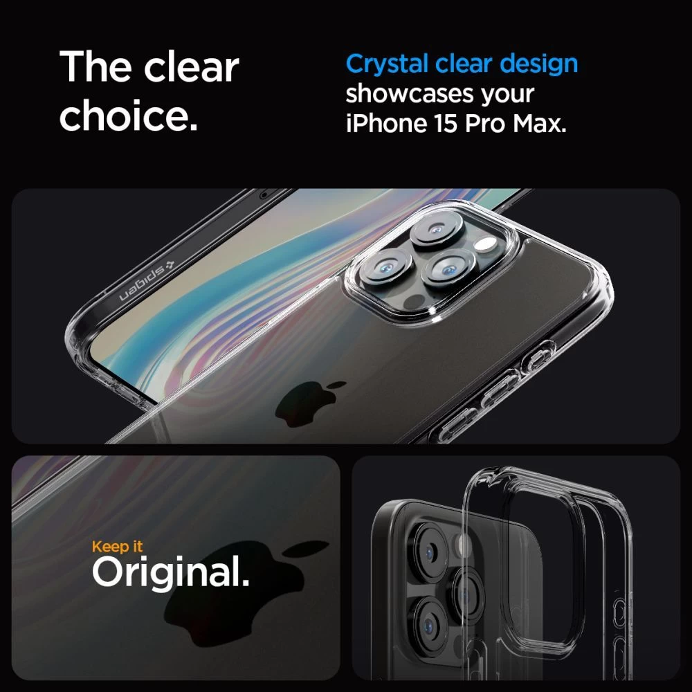 Apple iPhone 15 Pro Max dėklas  SPIGEN ULTRA HYBRID