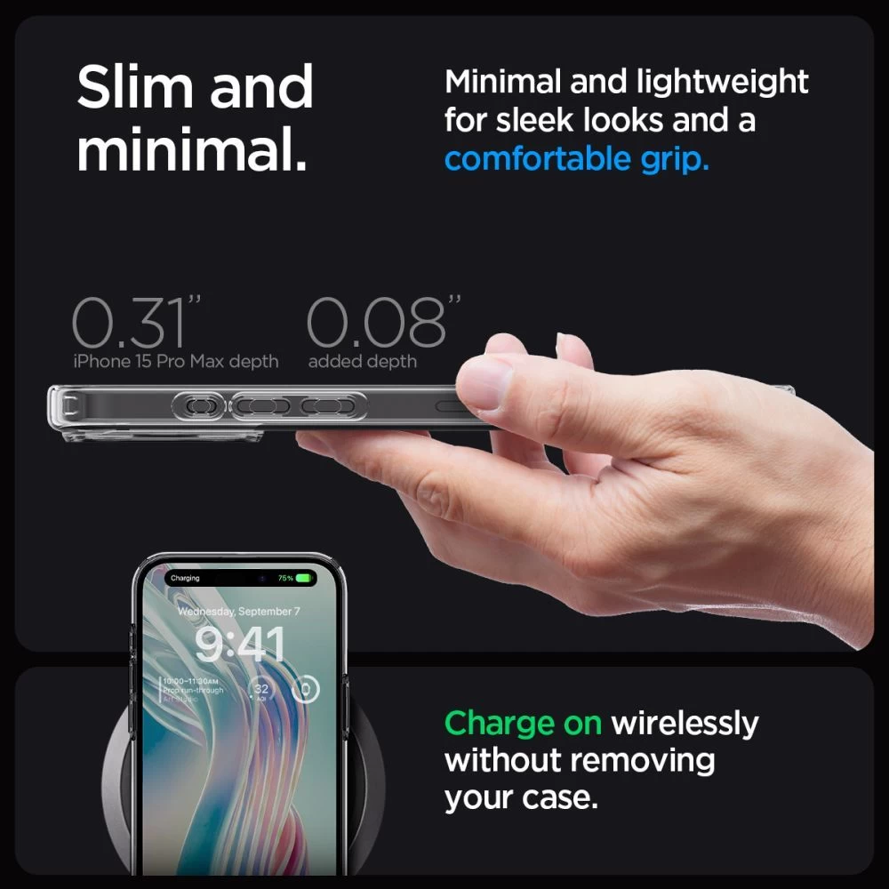 Apple iPhone 15 Pro Max dėklas  SPIGEN ULTRA HYBRID