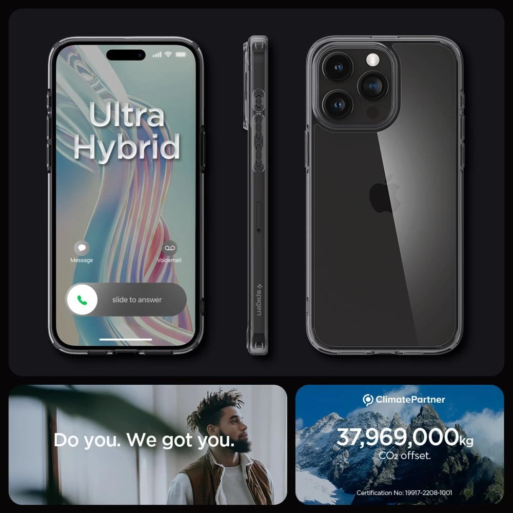 Apple iPhone 15 Pro Max dėklas  SPIGEN ULTRA HYBRID