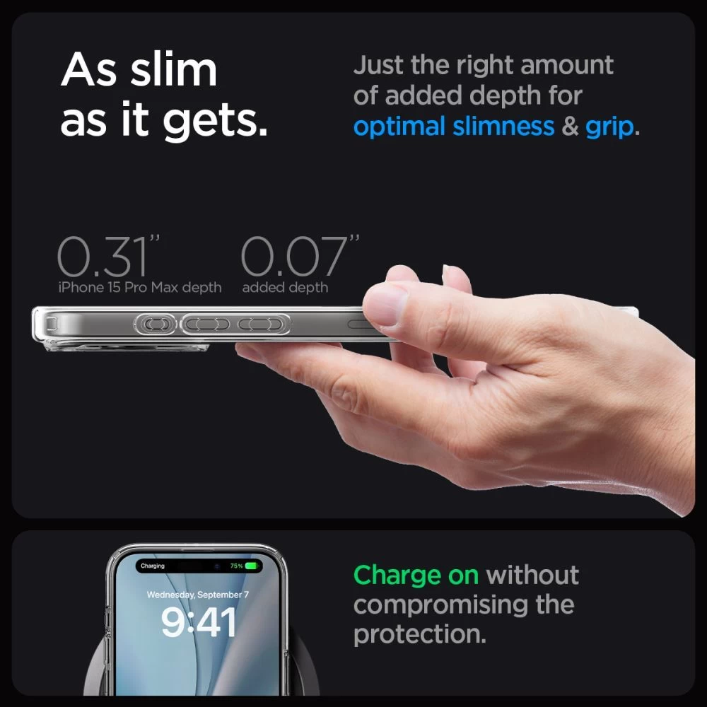 Apple iPhone 15 Pro Max case  SPIGEN ULTRA HYBRID MAG MAGSAFE