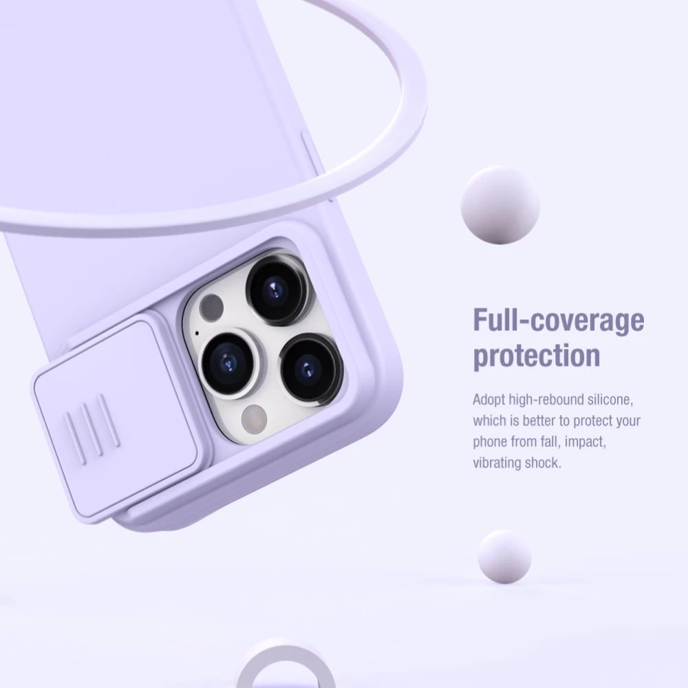 Apple iPhone 15 Pro Max case  NILLKIN CAMSHIELD SILKY SILICON
