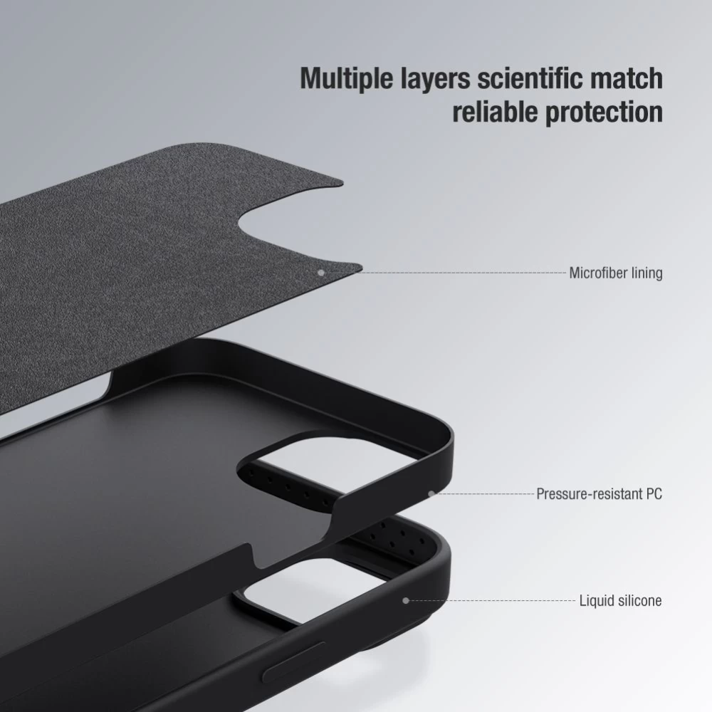 Apple iPhone 15 Pro Max case  NILLKIN CAMSHIELD SILKY SILICON