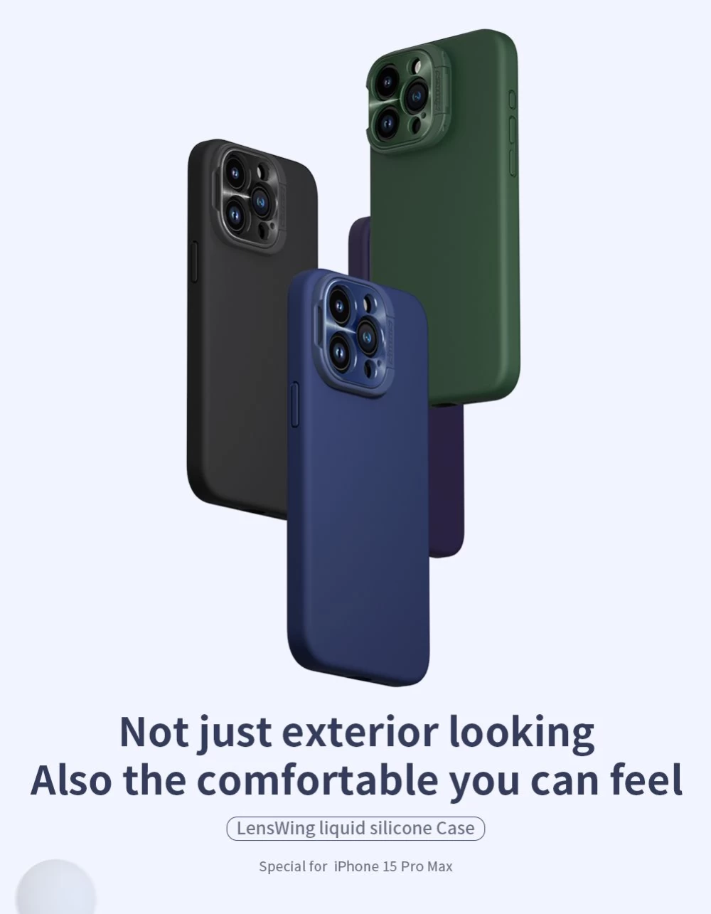 Apple iPhone 15 Pro Max case  NILLKIN LENSWING MAGNETIC