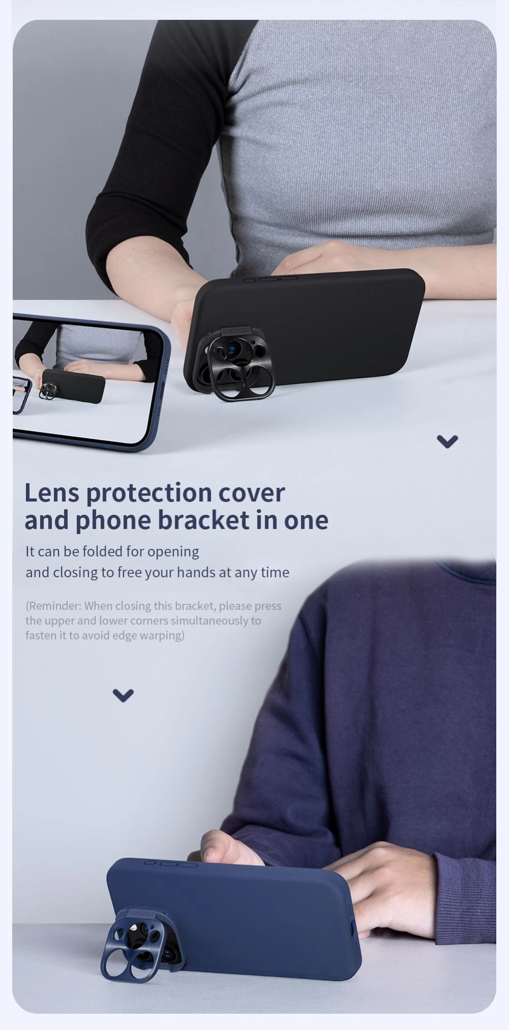Apple iPhone 15 Pro Max case  NILLKIN LENSWING MAGNETIC
