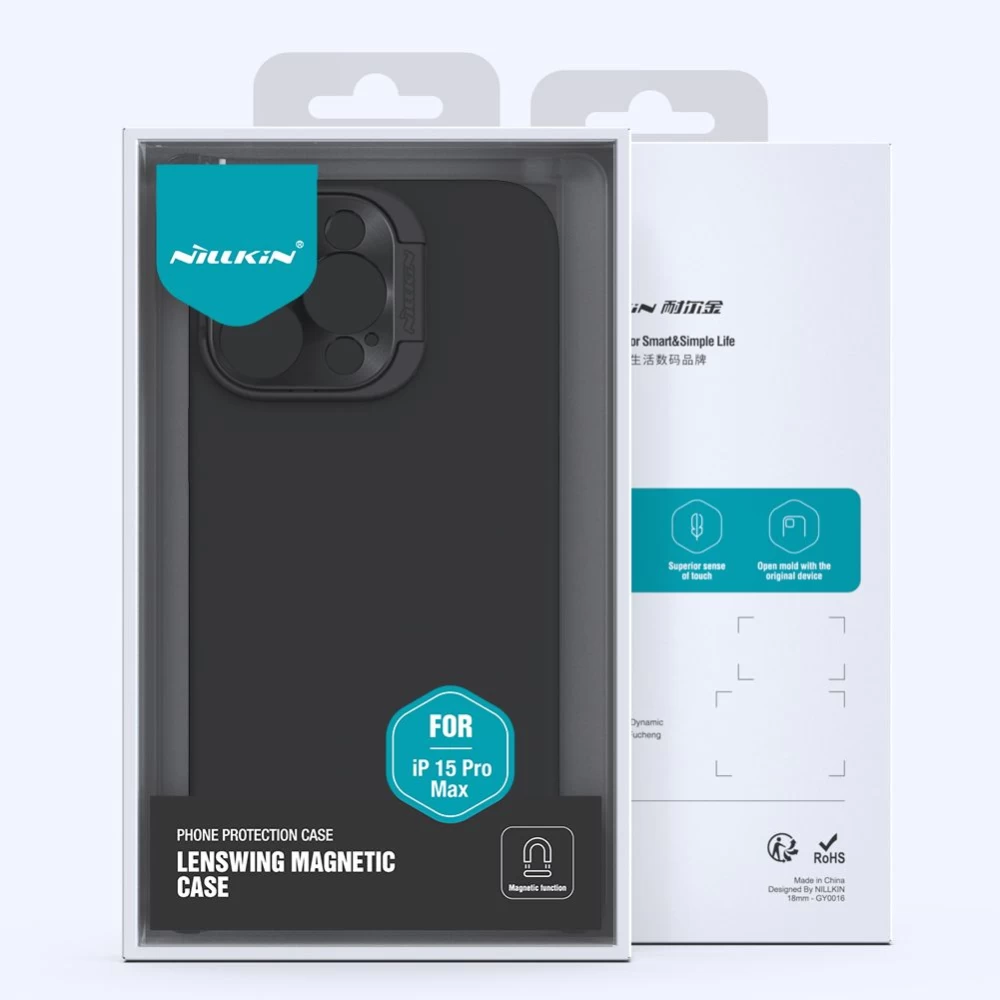 Apple iPhone 15 Pro Max case  NILLKIN LENSWING MAGNETIC