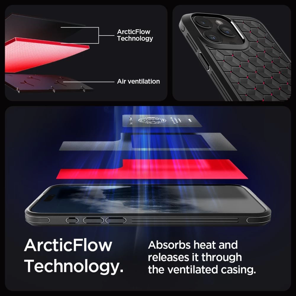 Apple iPhone 15 Pro Max case  SPIGEN CRYO ARMOR