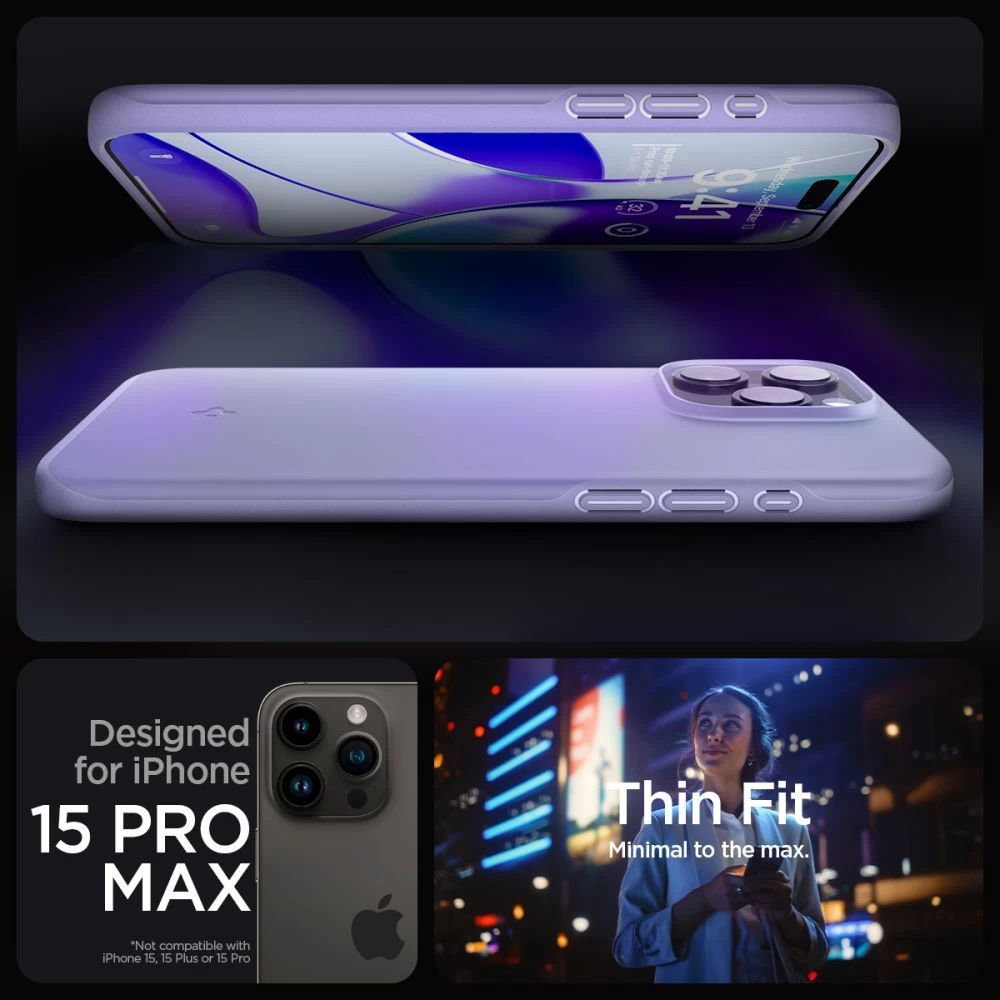 Apple iPhone 15 Pro Max case  SPIGEN THIN FIT