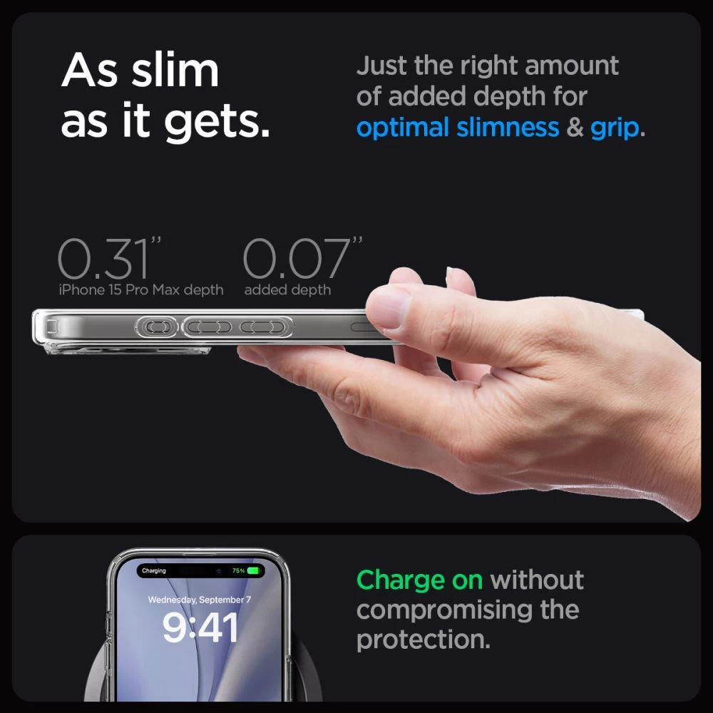 Apple iPhone 15 Pro Max case  SPIGEN ULTRA HYBRID MAG MAGSAFE