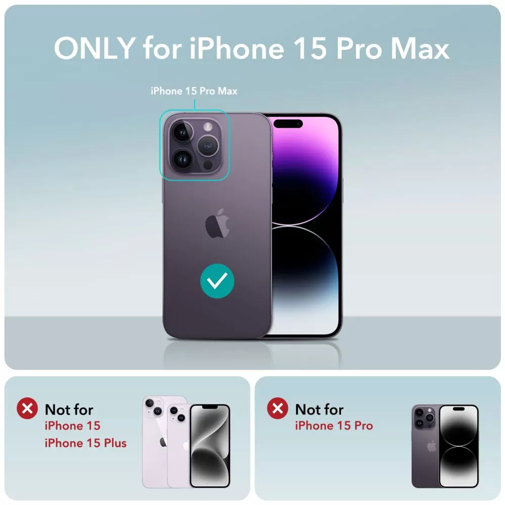 Apple iPhone 15 Pro Max dėklas  ESR CLOUD KICKSTAND HALOLOCK MAGSAFE
