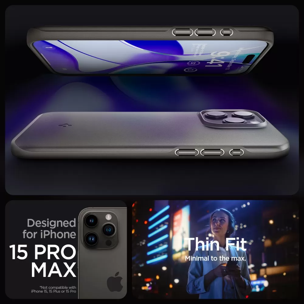 Apple iPhone 15 Pro Max case  SPIGEN THIN FIT