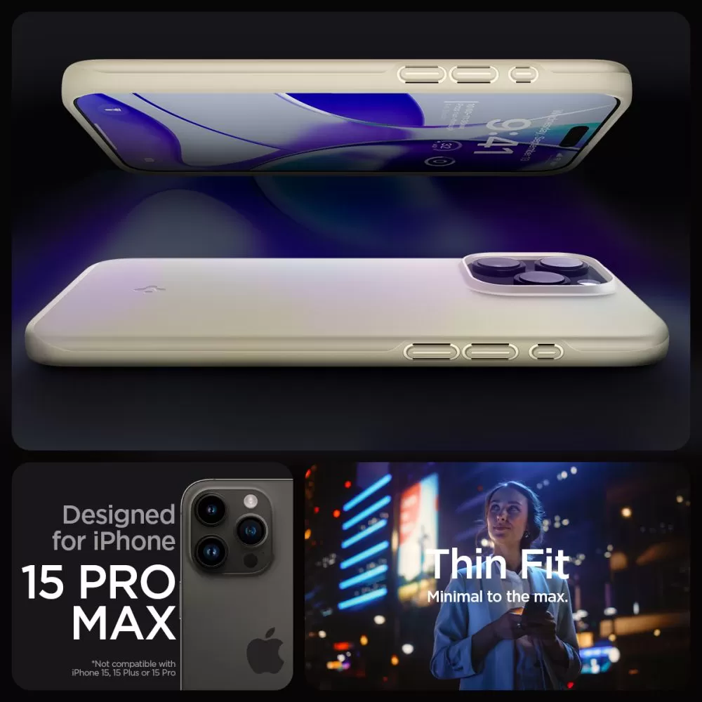Apple iPhone 15 Pro Max case  SPIGEN THIN FIT
