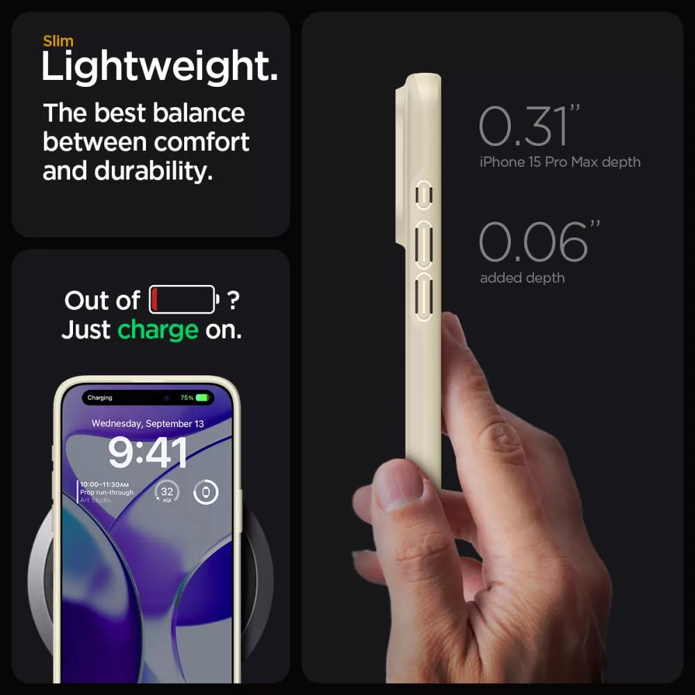Apple iPhone 15 Pro Max case  SPIGEN THIN FIT