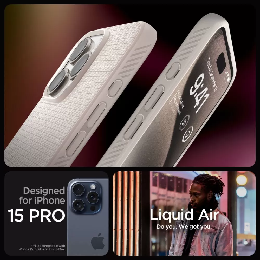 Apple iPhone 15 Pro Max case  SPIGEN LIQUID AIR