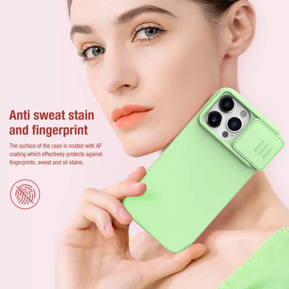 Apple iPhone 15 Pro Max case  NILLKIN CAMSHIELD SILKY MAGNETIC SILICON