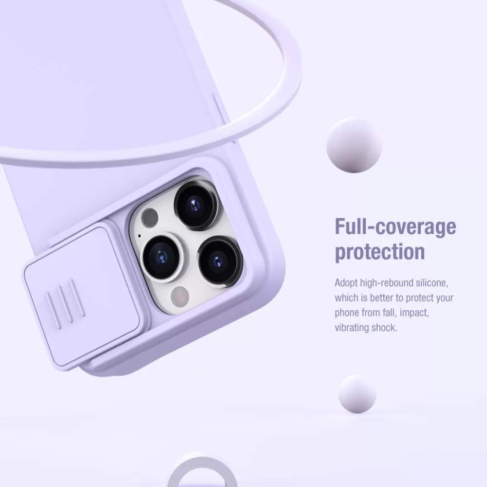 Apple iPhone 15 Pro Max case  NILLKIN CAMSHIELD SILKY MAGNETIC SILICON