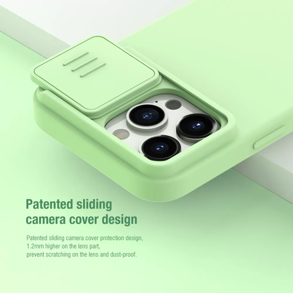 Apple iPhone 15 Pro Max case  NILLKIN CAMSHIELD SILKY MAGNETIC SILICON