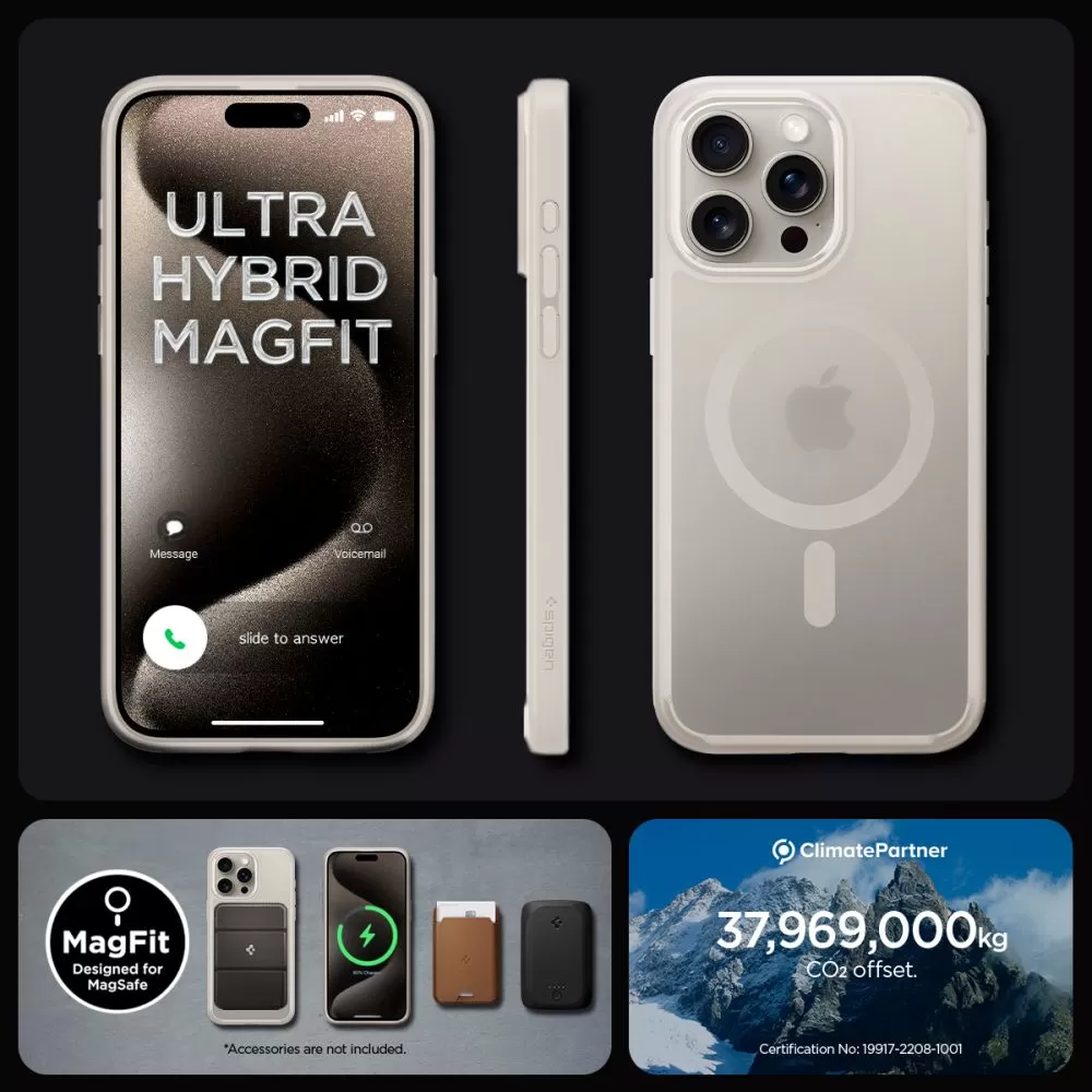 Apple iPhone 15 Pro Max case  SPIGEN ULTRA HYBRID MAG MAGSAFE