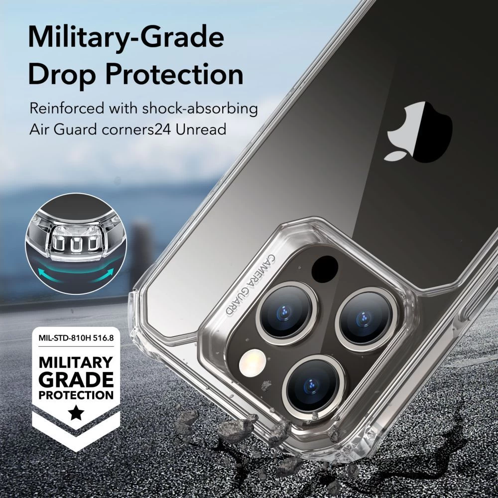 Apple iPhone 15 Pro Max case transparent ESR AIR ARMOR