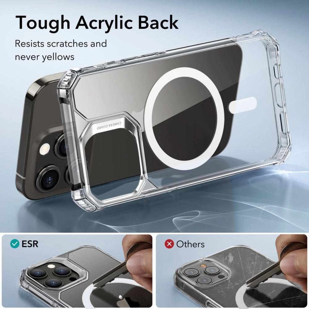 Apple iPhone 15 Pro Max case transparent ESR AIR ARMOR HALOLOCK MAGSAFE