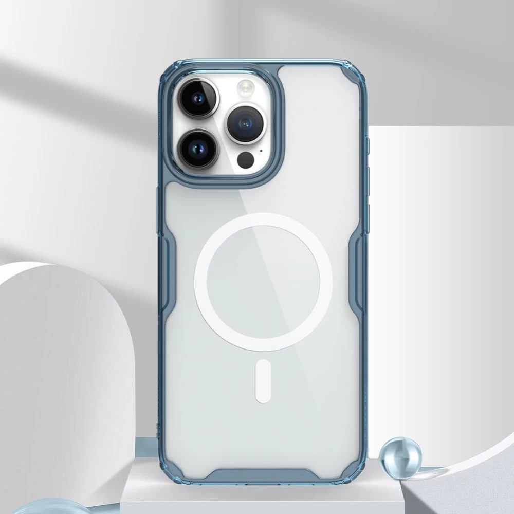 Apple iPhone 15 Pro Max case transparent NILLKIN TPU PRO MAGNETIC