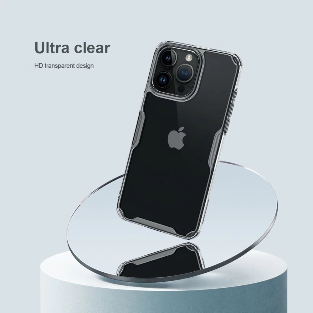 Apple iPhone 15 Pro Max case transparent NILLKIN TPU PRO