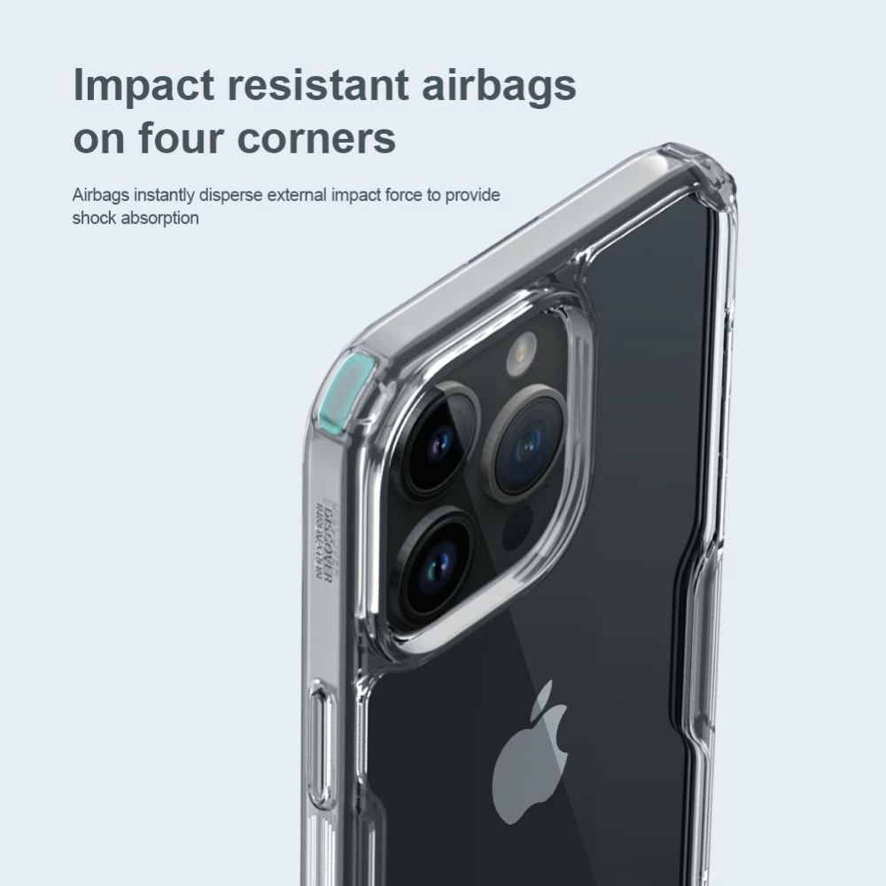 Apple iPhone 15 Pro Max case transparent NILLKIN TPU PRO